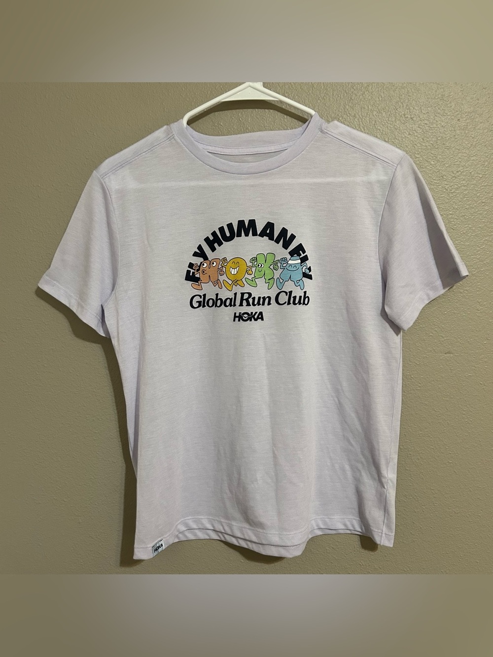 Hoka Global Run Day GlideTech Short Sleeve Crewneck T Shirt Women’s Size Small - Picture 2 of 9